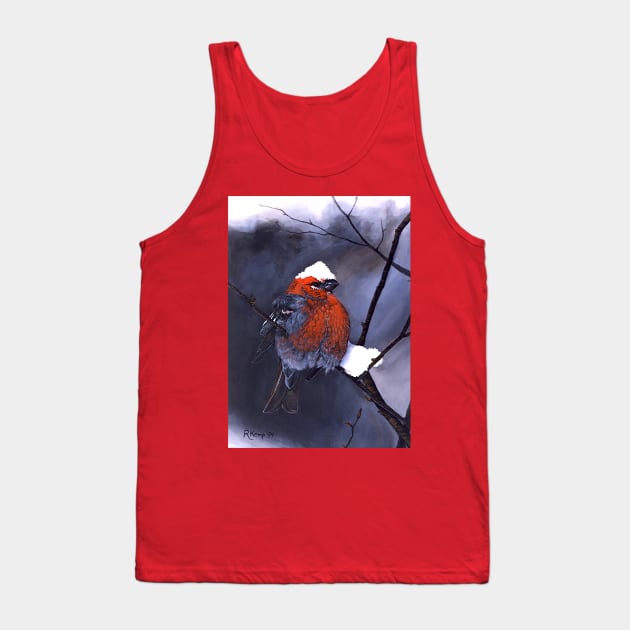 Snow Chapeau Tank Top by ferinefire